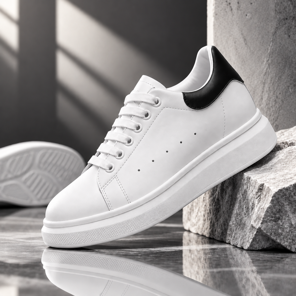 Blanc - Elevator Sneaker
